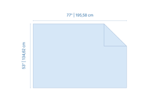 Load image into Gallery viewer, ¾ Sterile surgical fan-folded drape
