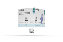 Load image into Gallery viewer, Nitrile examination gloves with SafeDon 3.5 mil