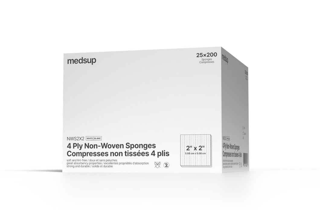 Non-woven sponges