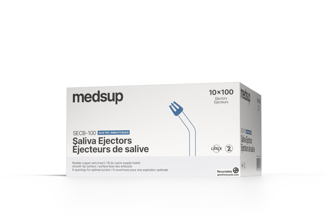 Blue saliva ejectors