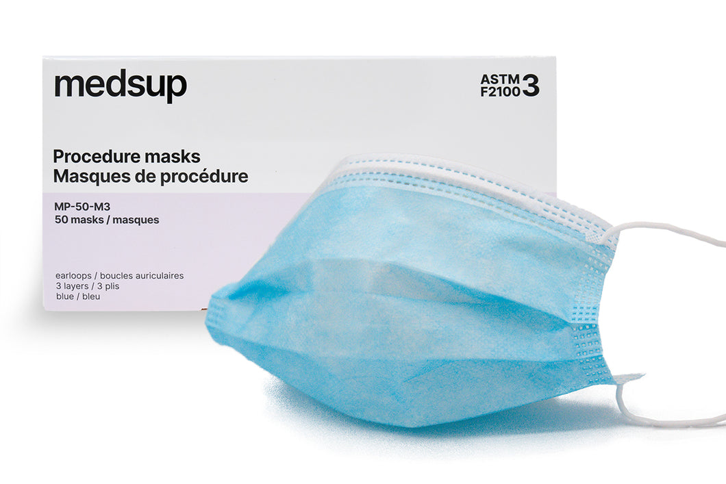 MP-50-M3 Medical Procedure Mask ASTM-F2100-20 Level 3